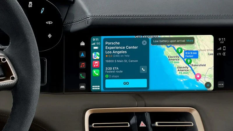保时捷宣布 Taycan车型支持CarPlay苹果地图EV路线-Applehub-心动论坛