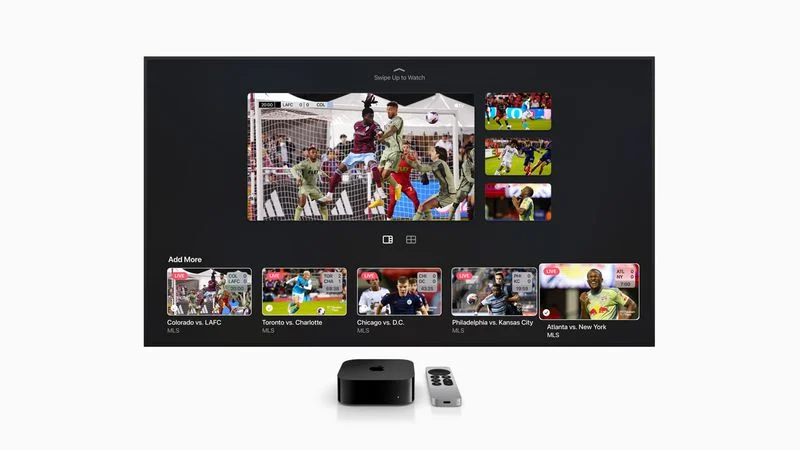苹果宣布为Apple TV 4K推出一项新的多视角体育功能-Applehub-心动论坛
