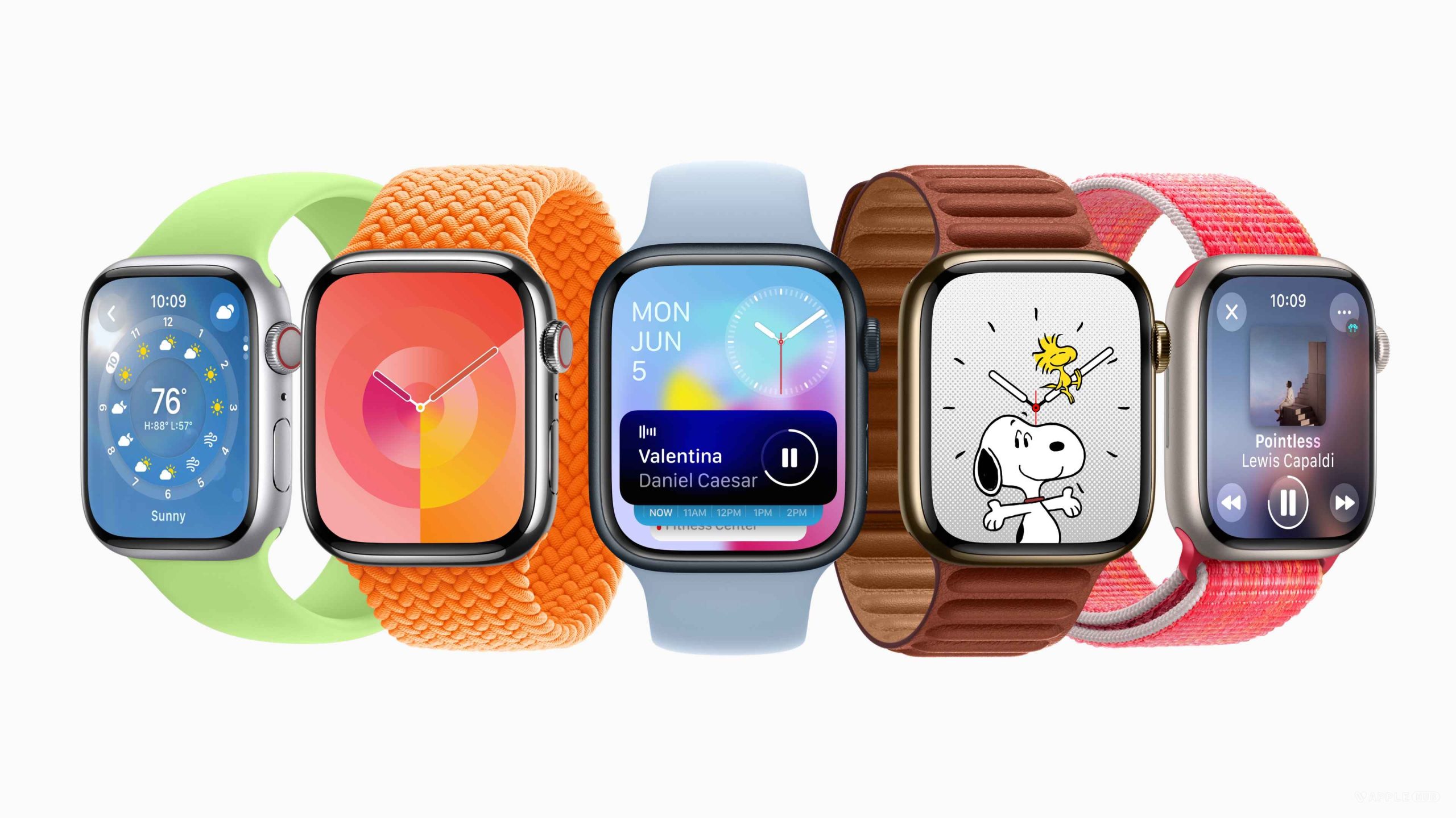 watchOS 10发布：新的智能叠放 两个新的表盘-Applehub-心动论坛
